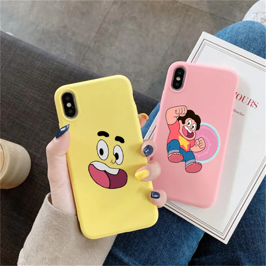 Чехол для телефона Steven Universe силиконовый чехол iPhone X 7 Plus XS 10 6S 8 6 Max|Бамперы| |