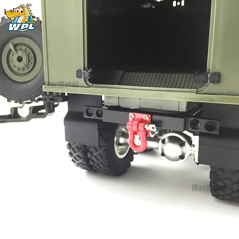 Metal Rear Bumper Can Be Installed with Reversing Light Steering Signal Climbing Off-road Remote Control for WPL RC Car | Игрушки и