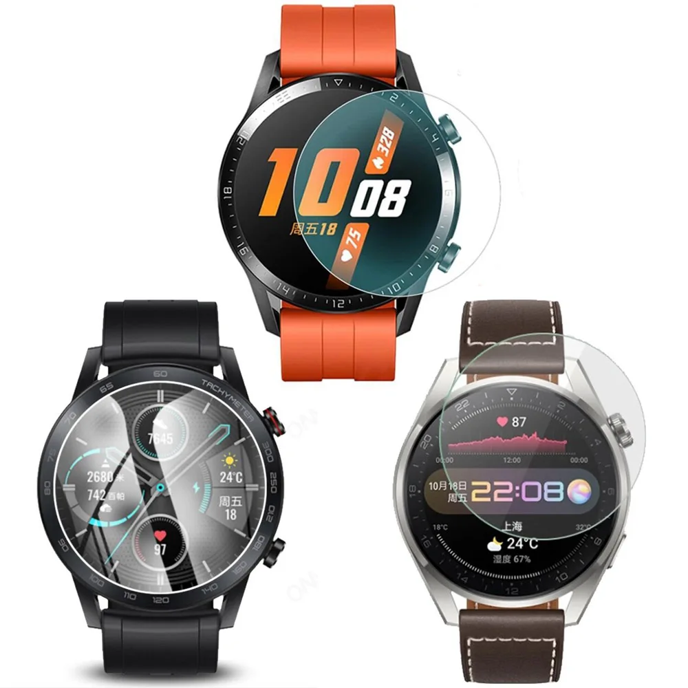 Защитная пленка из закаленного стекла для Huawei Watch 3 GT Active/Elegent/2e Honor Magic 2 46 мм GT2 42 GS Pro