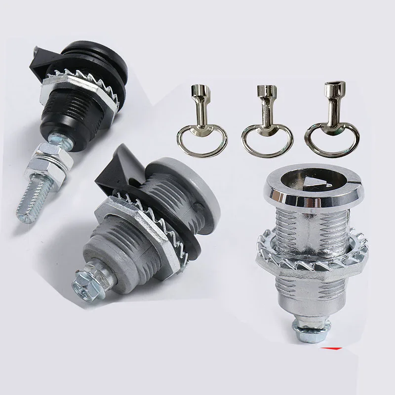 

Triangular Tongue Lock Invisible Internal Door Mailbox Metal Gym Locker Lock Wardrobe Key For Ectric Pc Cabinets With Key