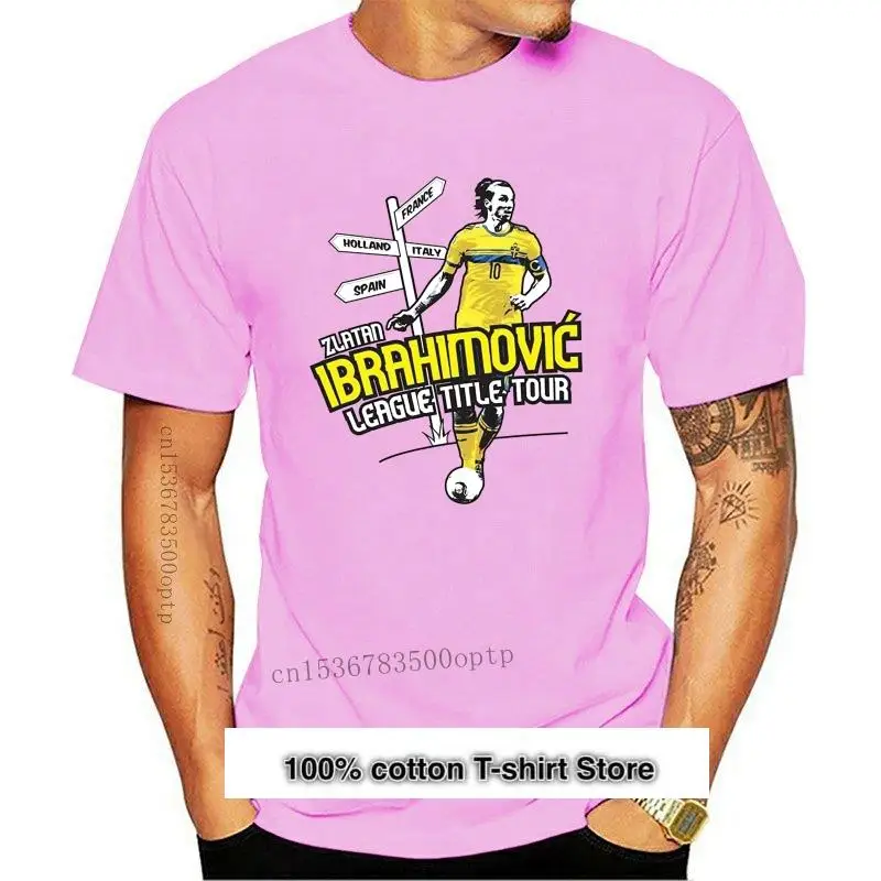 

Camiseta Zlatan Ibrahimovic Tour para hombre, camisa nueva