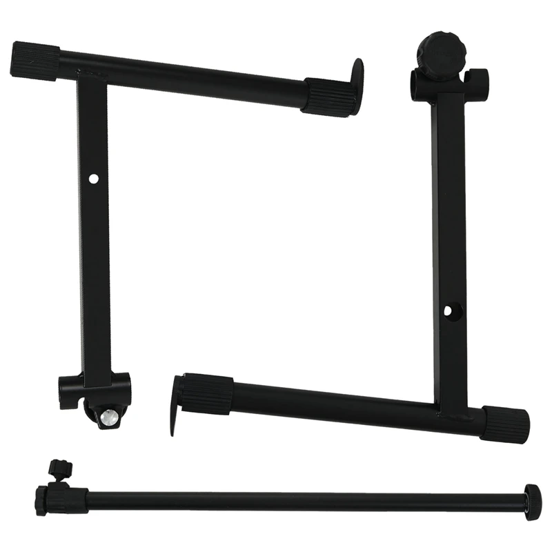 

New Adjustable Black Heightening Electronic Piano Rack Stand Keyboard Support Holder