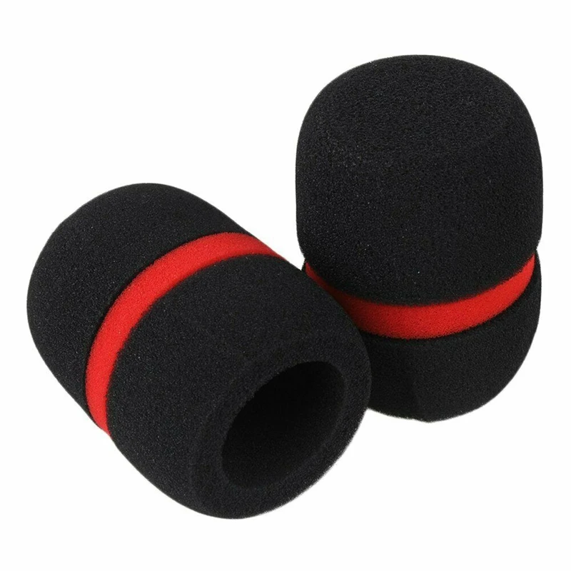 10 Pcs Handheld Stage Microphone Windsn Foam Mic Cover Karaoke Black | Электроника