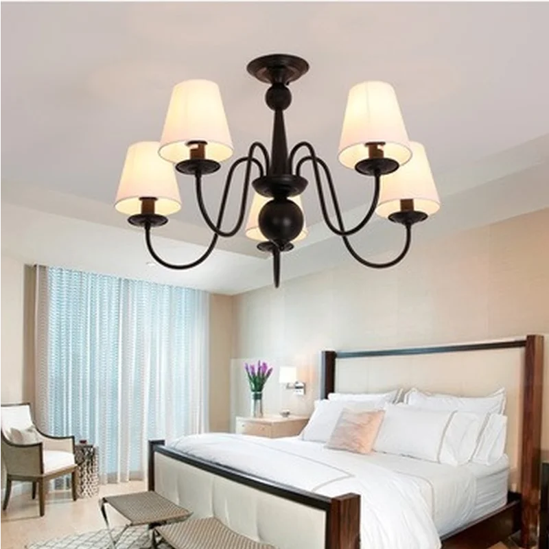Винтажные американские Свадебные люстры железная Люстра для кухни бара кафе
