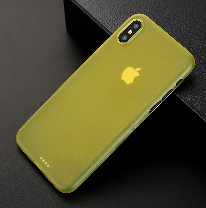 100 шт. ультра тонкие матовые жесткие чехлы для Apple iPhone 11 Pro XS Max XR X 8 Plus 7 6 6S SE 5S защитный чехол с защитой от отпечатков пальцев