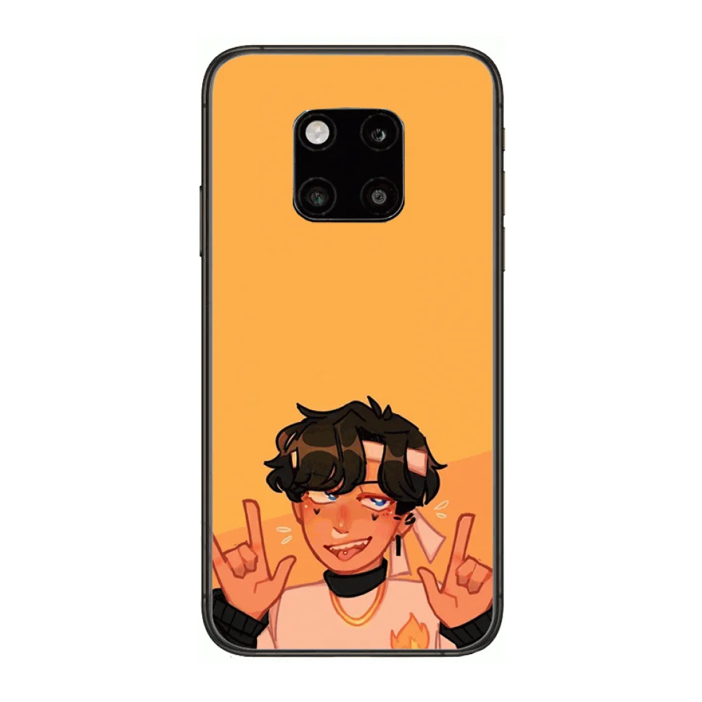 

hot anime Dream Smp Phone Case For Huawei mate 30 10 20 40 Lite Smart Z Pro Black Etui 3D Coque Painting Hoesjes case