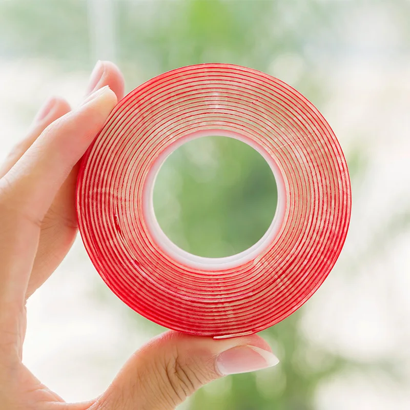 YuZe Прозрачная силиконовая Двухсторонняя клейкая лента без следов для автомобиля