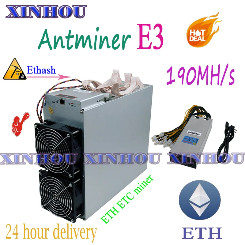 Майнер Asic ETH и т. д. Antminer E3 Ethash 190MH/S с блоком питания | Компьютеры офис