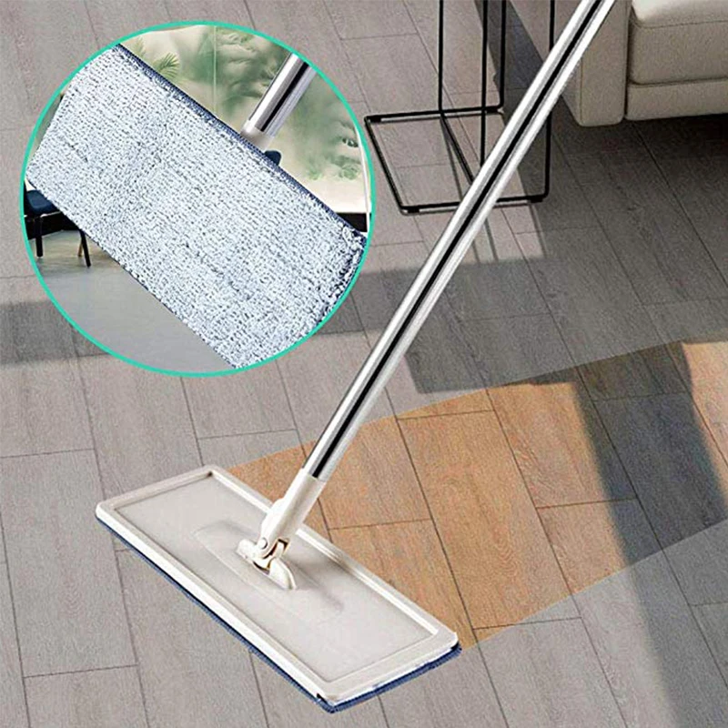 

Avoid Hand Washing Mop Spray Magic Automatic Spin Mop Ultrafine Fiber Cleaning Cloth Home Kitchen Wooden Floor Lazy Fellow Mops
