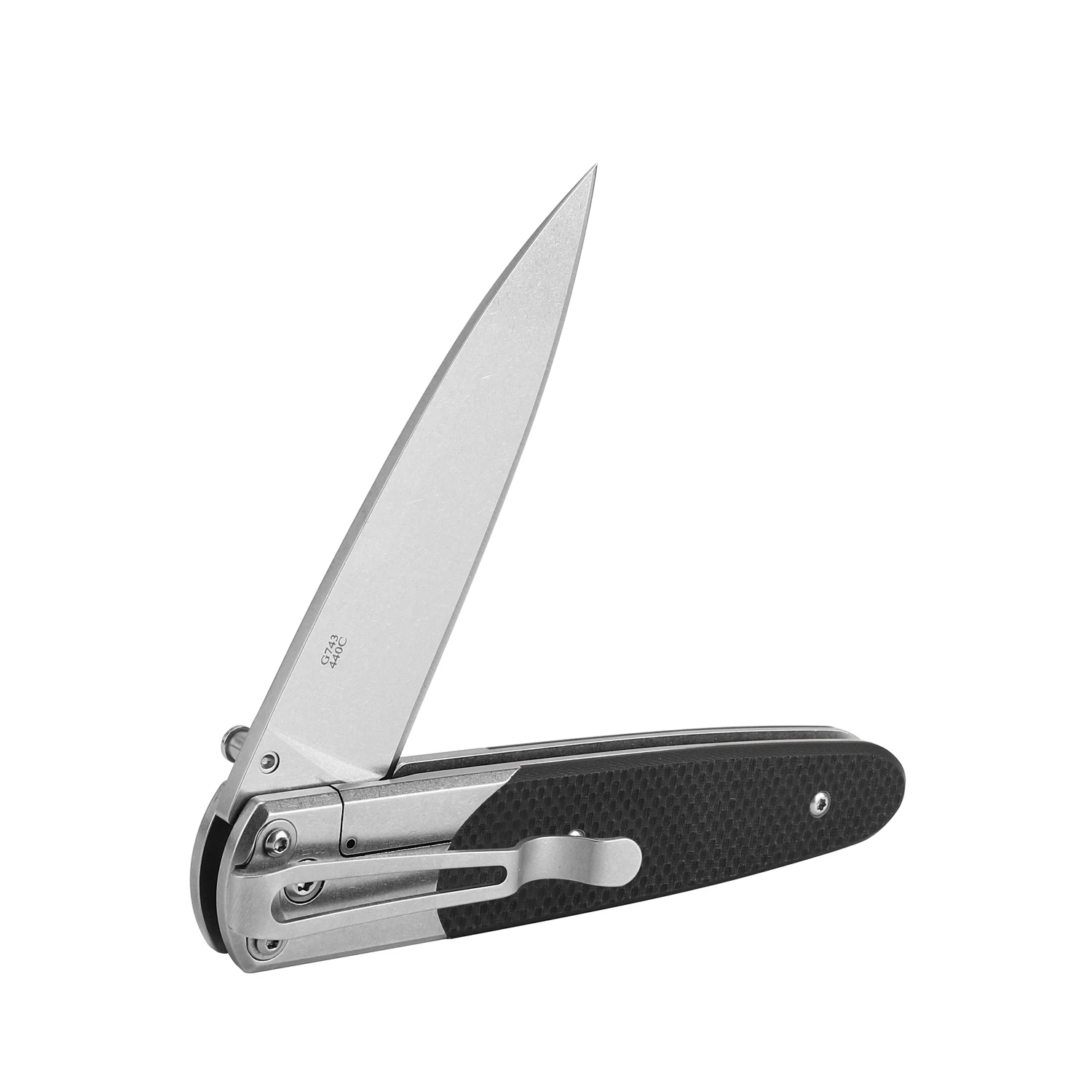 Складной нож Ganzo G743-2 58-60HRC 440C G10 или с деревянной ручкой уличный инструмент для