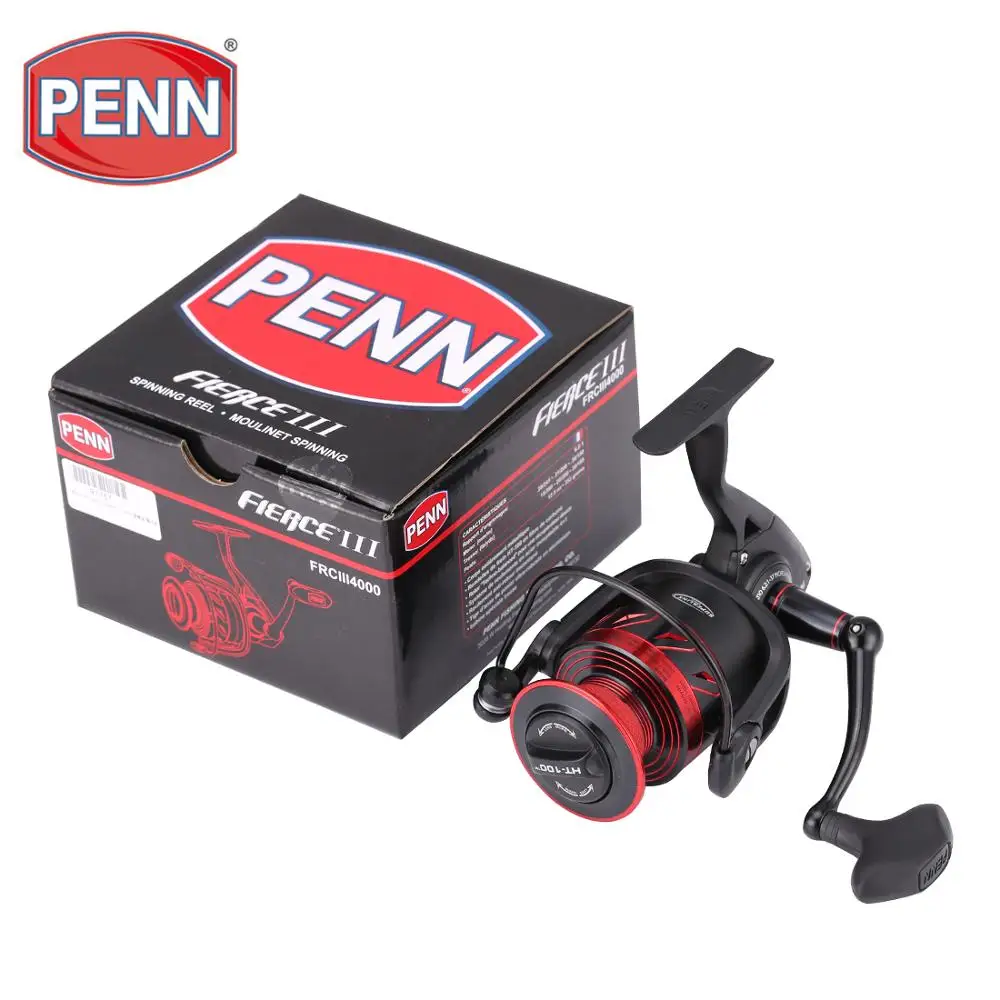 PENN FIERCE III FRC 2000 8000 Спиннинг рыболовная Катушка 4 + 1BB из цельнометаллического