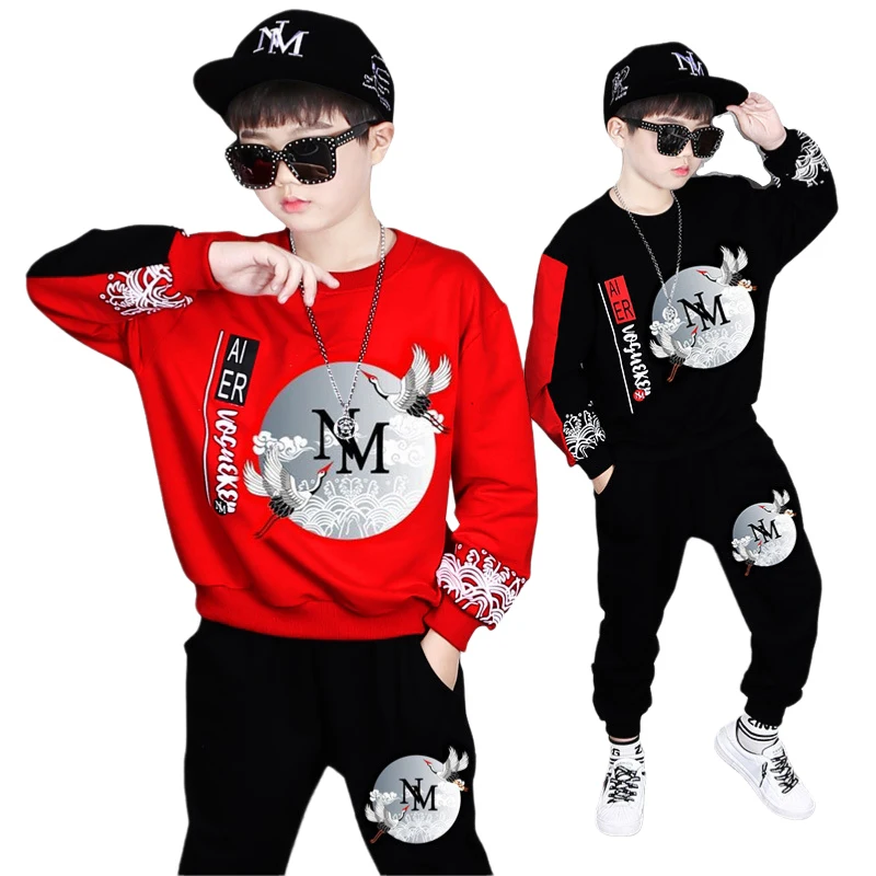 

2021 Spring Autumn Kids Clothes Set for Boy Children Clothing Tracksuit Long Sleeve Baby Boys Sport Suit School Child Costume