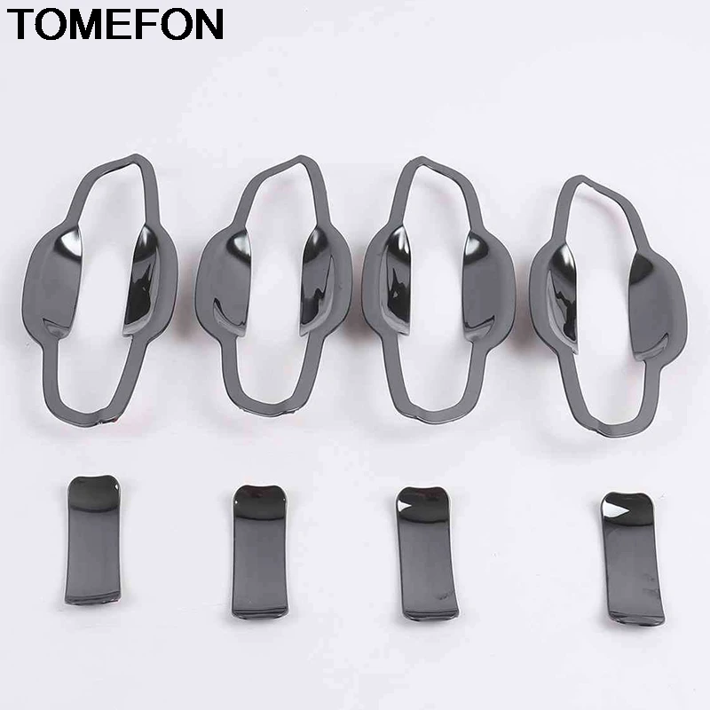TOMEFON For Volkswagen T-Cross 2018 2019 2020 Exterior Door Handle Sequin Bowl Cover Trim Sticker Accessories Stainless Steel | Автомобили