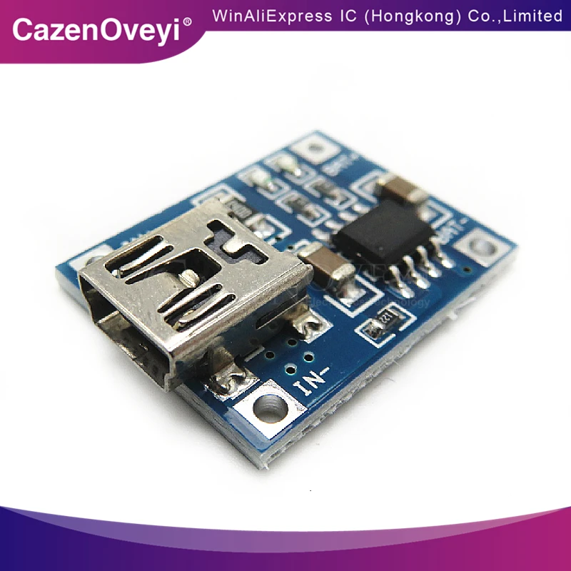 

5 шт./лот TP4056 1A мини-порт Mike USB Lipo батарея зарядная плата модуль зарядного устройства литиевая батарея "сделай сам"