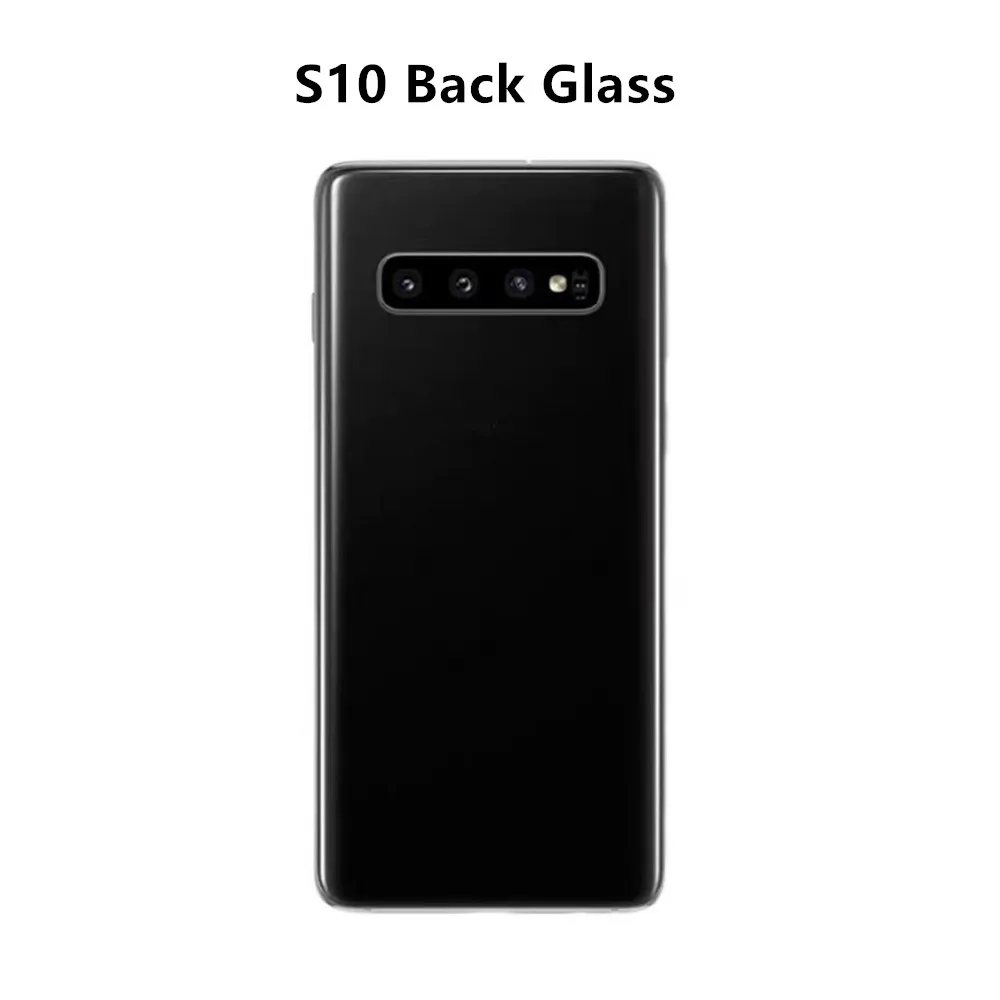 

Back Cover for S10 With Camera Lens Change Repair For Samsung G973 Broken Back Glass Solve Refubish Battery Rear Door