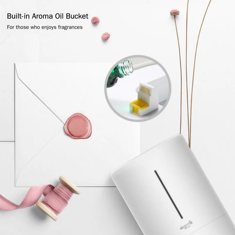 Оригинальный xiaomi Mijia deerma 5L увлажнитель воздуха 35 дБ Тихая очистка для