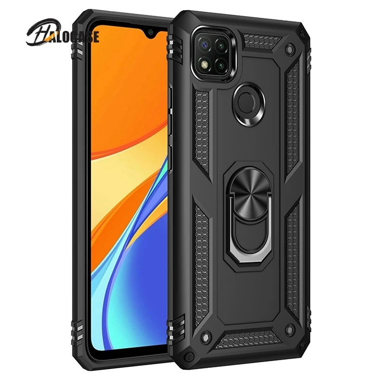 Luxury Armor Shockproof Phone Case For Xiaomi Redmi Note 8 7 Pro K20 Full Cover 8A 7A Car Holder Ring Bumper Cases Shell | Мобильные