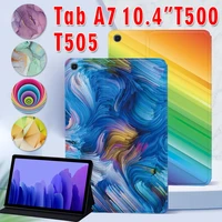 tablet case for samsung galaxy tab a7 10 4 2020 sm t500 sm t505 watercolor series print pattern cover case free stylus