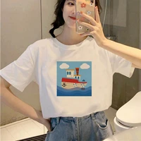 summer women t shirt kawaii short sleeve korean fashion tshirt girls ladies female top clothing oversized t shirts streetwear