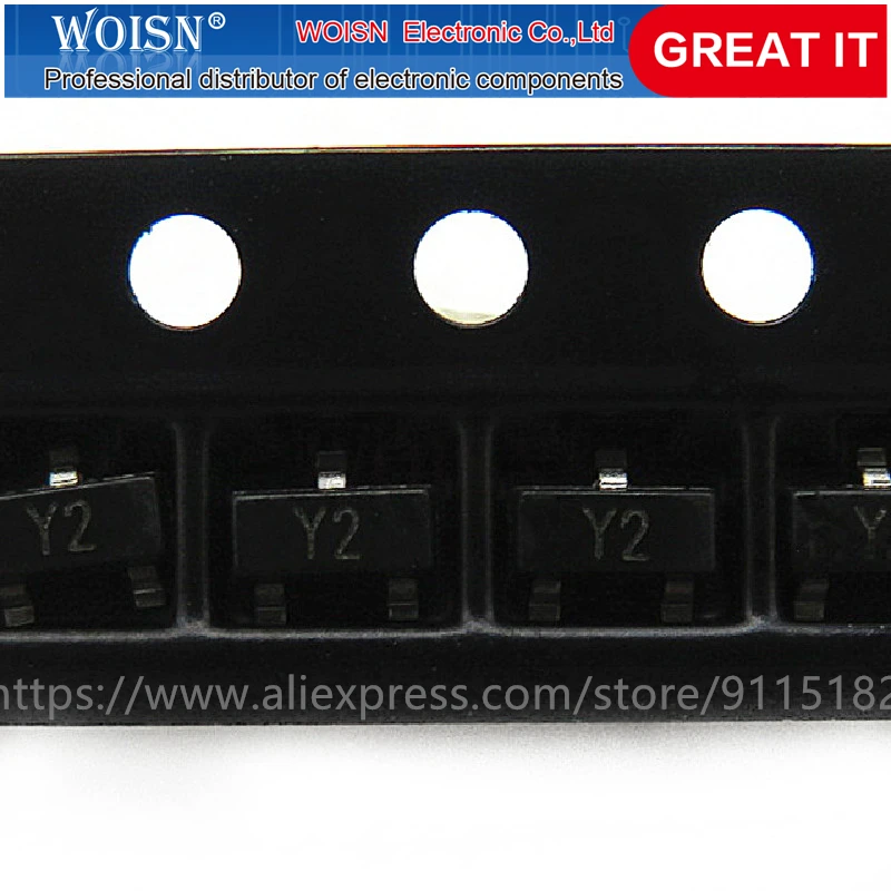 

3000PCS SS8550 SOT23 MMBT8550 SOT MMBT8550LT1G SMD Y2 SOT-23 new transistor In Stock