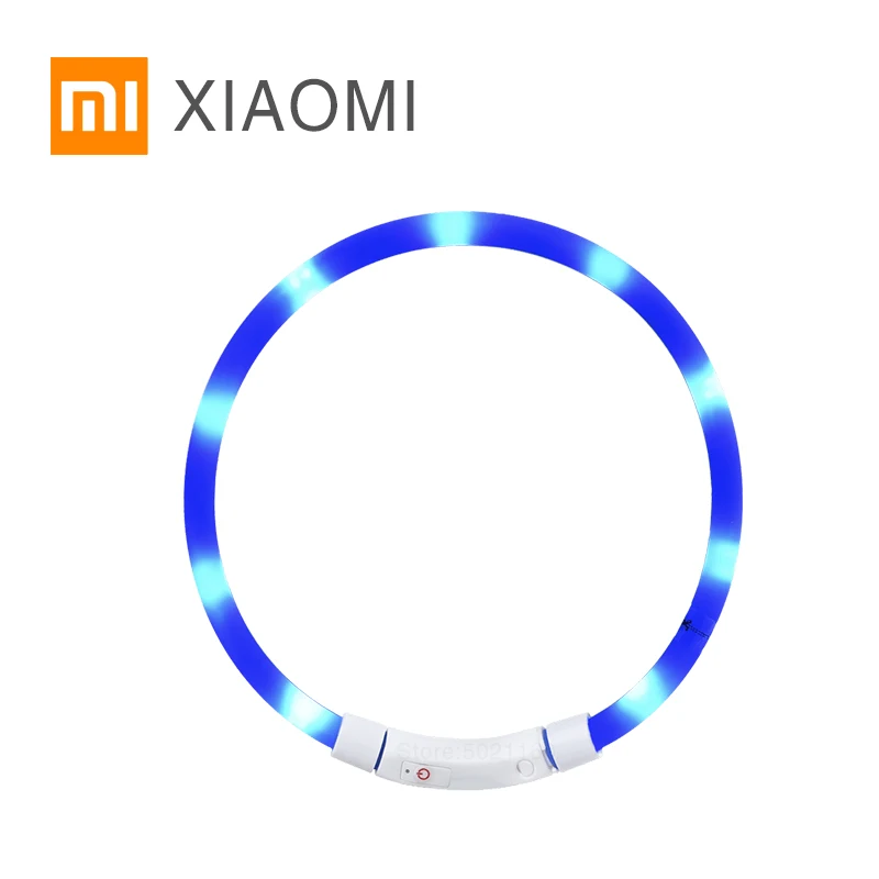 XIAOMI MIJIA светящийся ошейник для домашних животных светодиодный предупреждающий