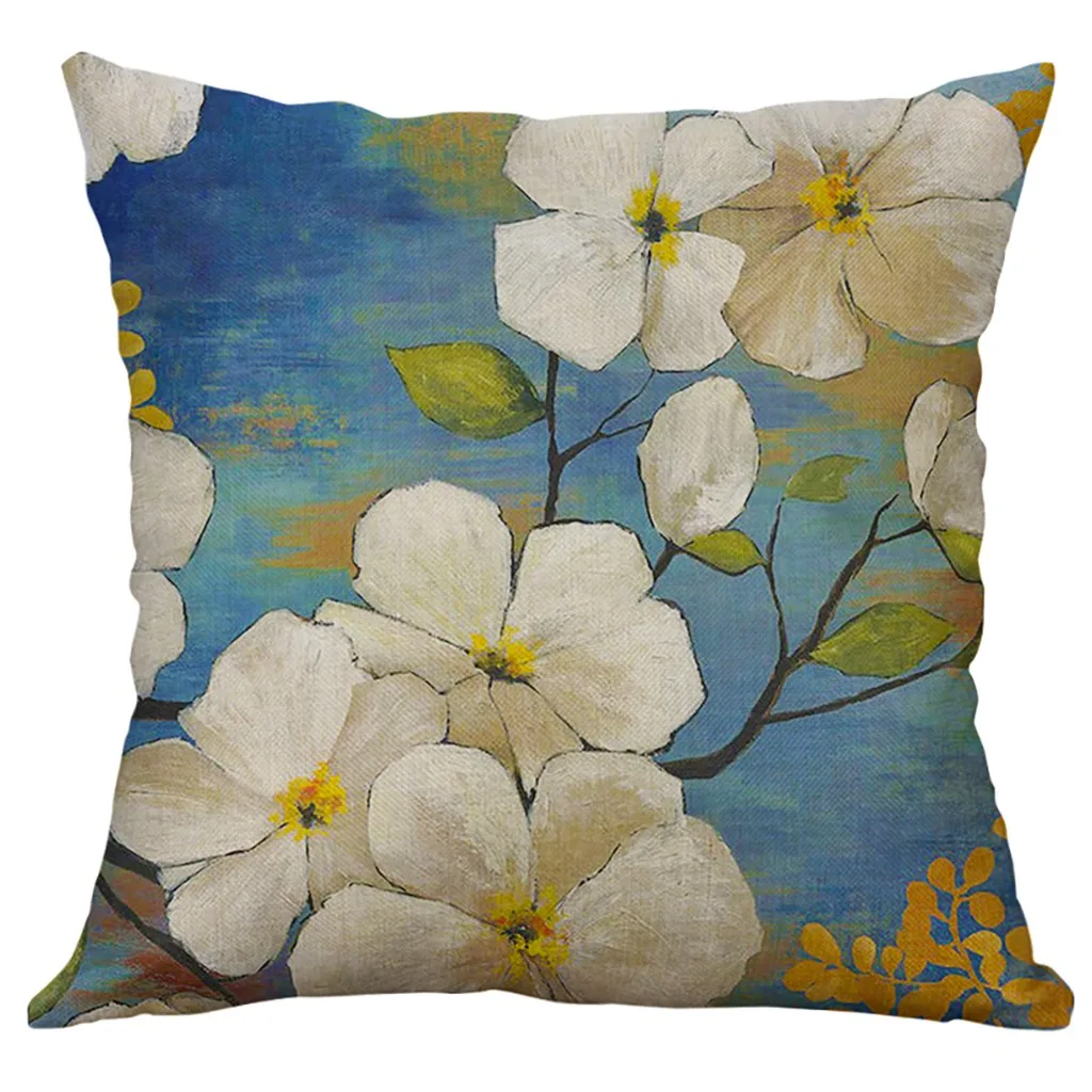 Простой Лен творческие Милая подушка крышка покрытие автомобиля накидка для