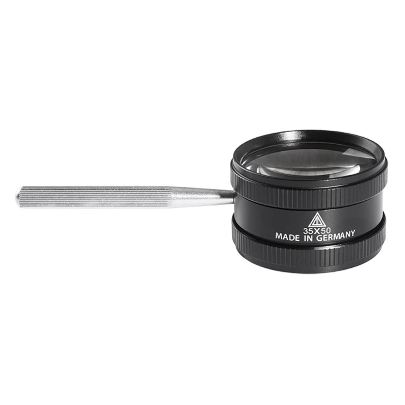 

35X Handheld Magnifier Metal High Clarity Reading Magnifying Glass Portable