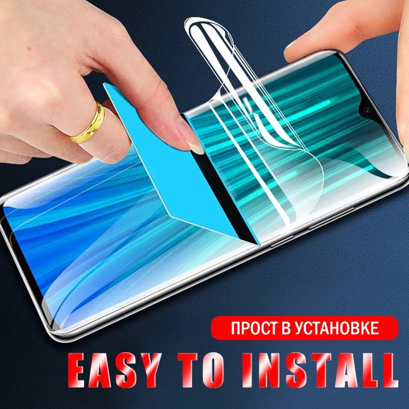 Hydrogel For Xiaomi Redmi Note 11 Pro 5G Accesorios Pellicola Redmi Note 9 8 10 Pro Max Screen Protector Note 11S 12 Pro Plus