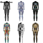 Женский карнавальный костюм OneLineFox для косплея на Хэллоуин с 3D-принтом