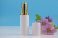 5ml white airless bottle gold vacuum pump white lid lotion emulsion serum sample eye essence skin care sprayer toner packing