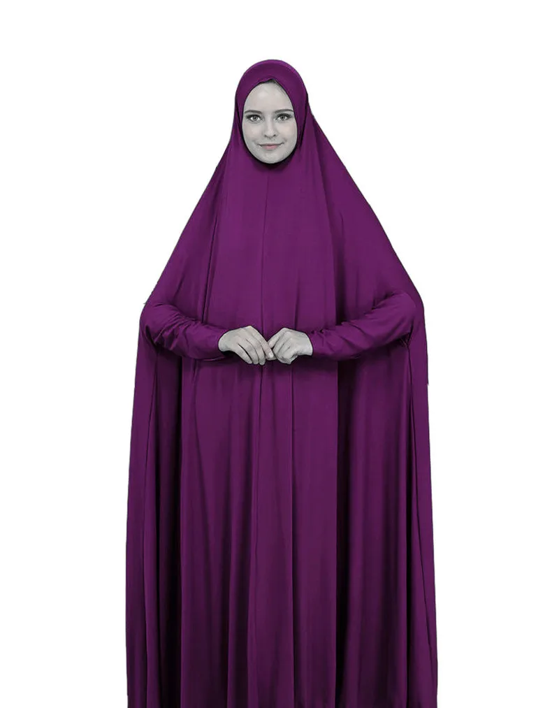 

Eid Muslim Prayer Garment Hijab Dress Women Ramadan Thobe Eid Mubarak Musulman Hooded Dubai Turkey Jurken Abaya Islamic Robe