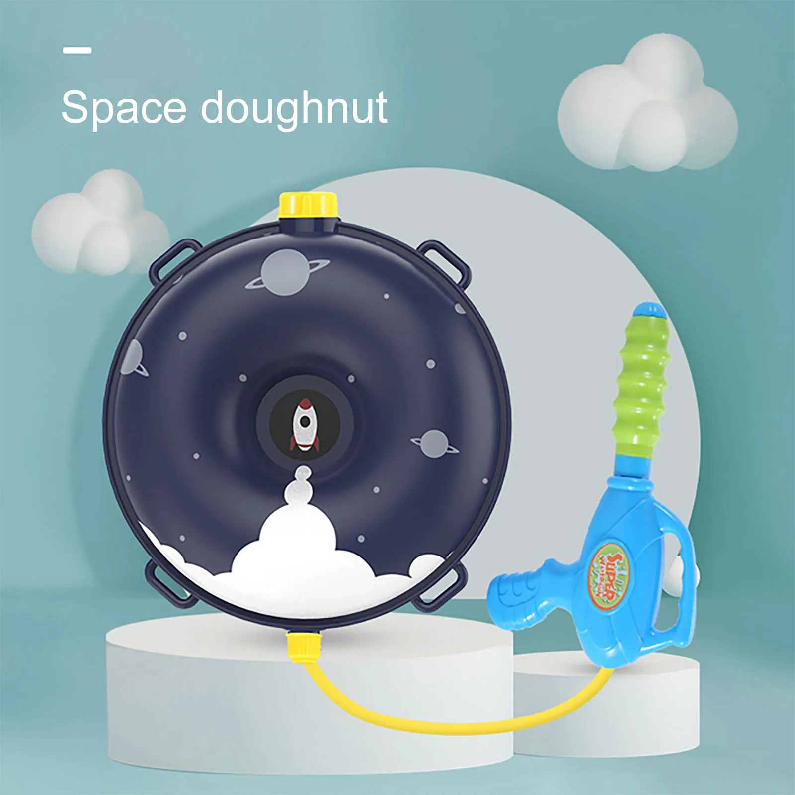 Пончики водяной пистолет рюкзак Водяные Пистолеты опрыскиватель для детей