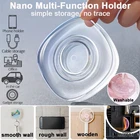 Многофункциональный многоразовый держатель для телефона Nano Magic, универсальная Настенная Наклейка на стену, автомобильный держатель для ленивых, настольная подставка