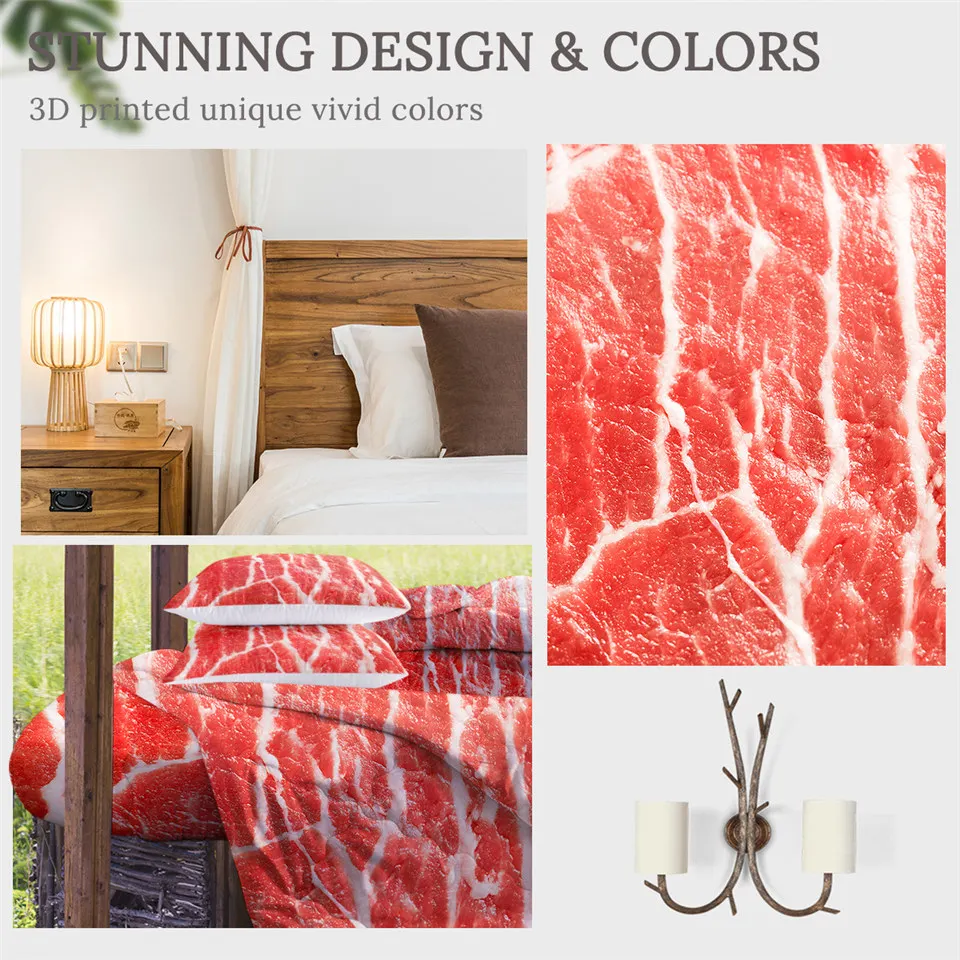 Постельные принадлежности одеяло Beaf свежее мясо летнее вкусная еда постельные