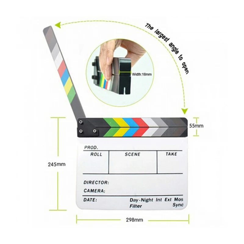 В использовании профессиональное красочное Хлопушка нумератор с хлопушкой