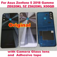 original housing door rear case for asus zenfone 5 2018 gamme ze620kl 5z zs620kl battery back cover lid with camera glass lens