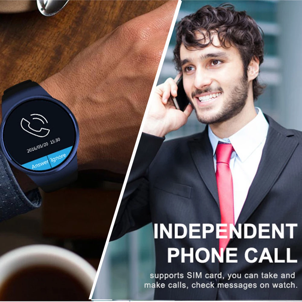 Новые смарт-часы KW18 для мужчин подарок поддержка sim-карты TF Bluetooth Вызов сердечного