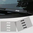 4 шт. автомобильный значок на дверь автомобиля, Дворник для Jeep Grand Cherokee Liberlad KJ KK Compass Wrangler, наклейка