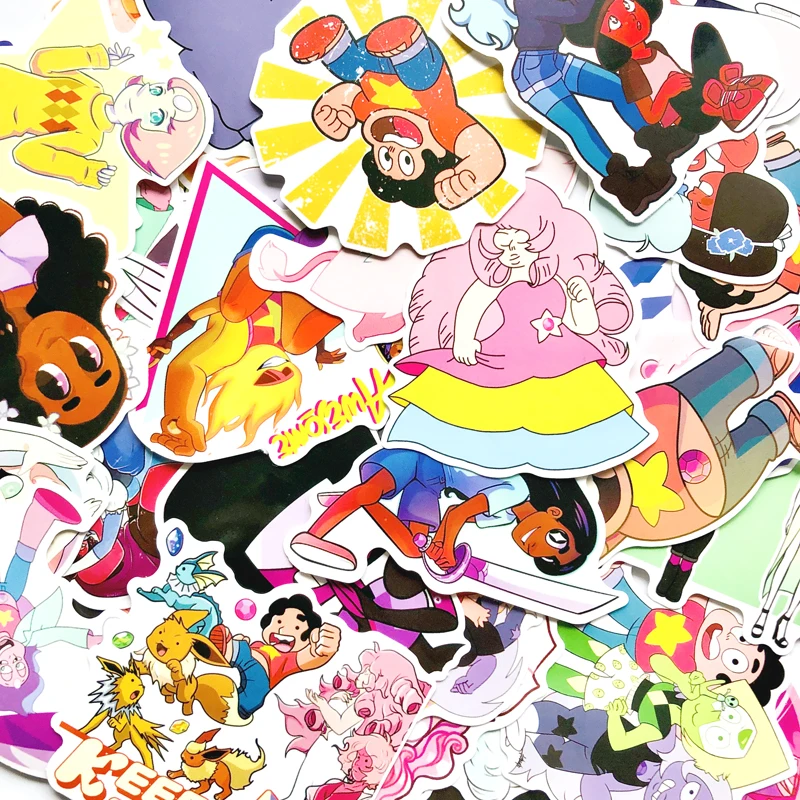 Наклейки Steven Universe VSCO 63 шт. наклейки для багажа скейтборда ноутбука мотоцикла