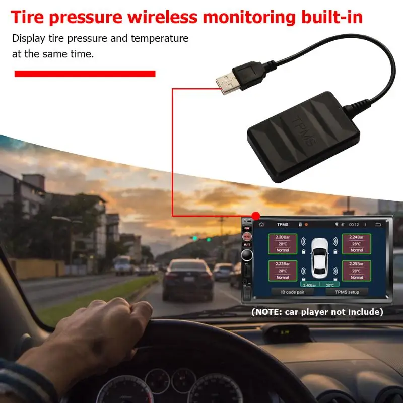 TY05N USB Android TPMS внутренний датчик система мониторинга давления в шинах