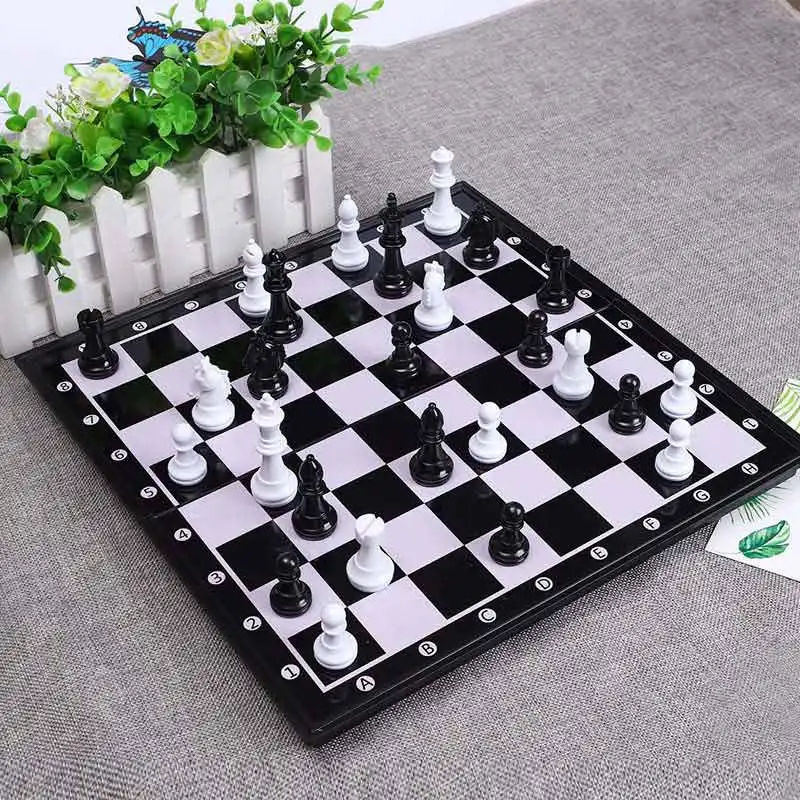 

1PC Barreled Interational Chess Set PVC Board Games Handmade Wooden Pieces Family Adult Table Gambit Puzzle Birthday Game Gifts