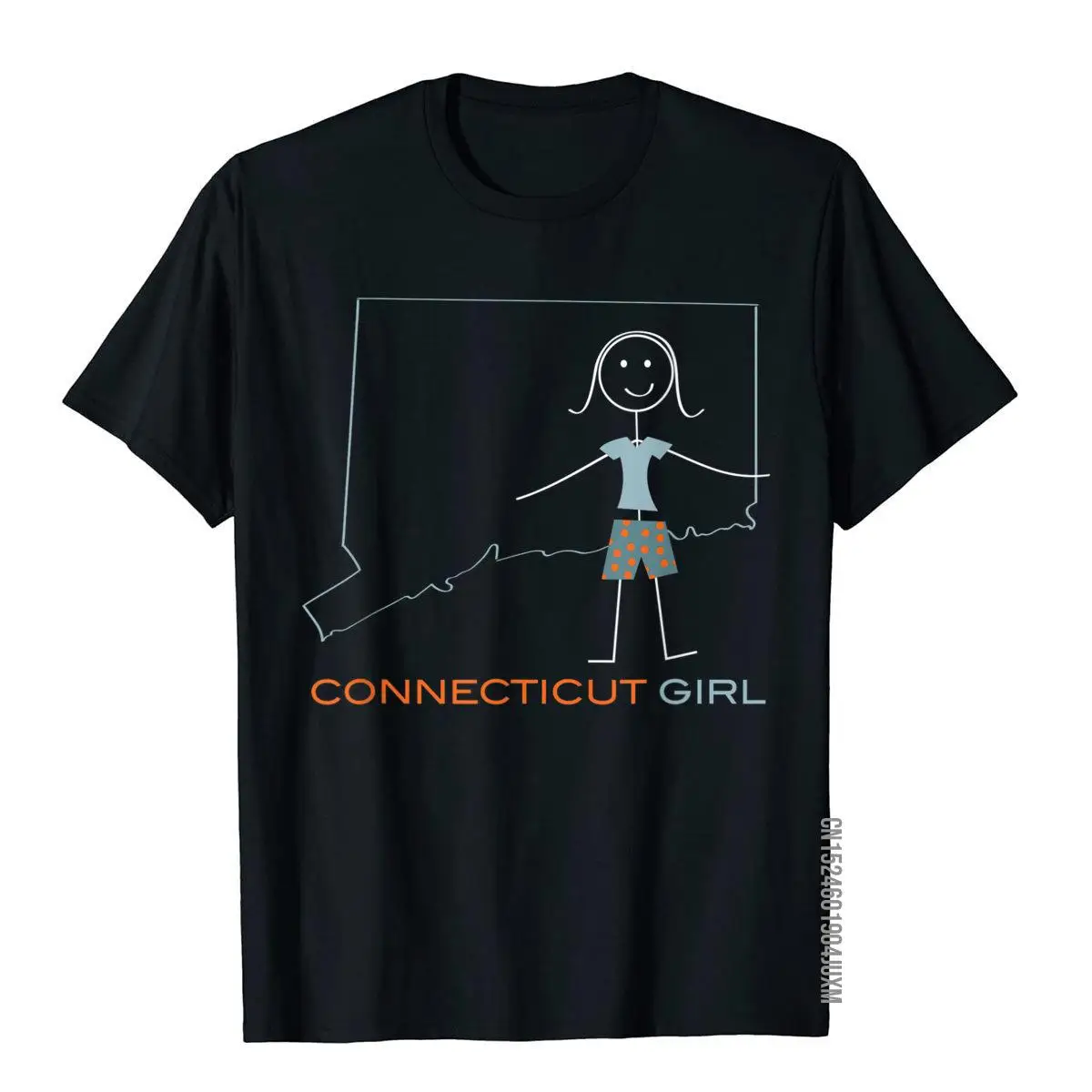 

Funny Womens Connecticut CT Girls Connecticut T-Shirt Cotton Youth Tops Tees Chinese Style T Shirts Outdoor Company