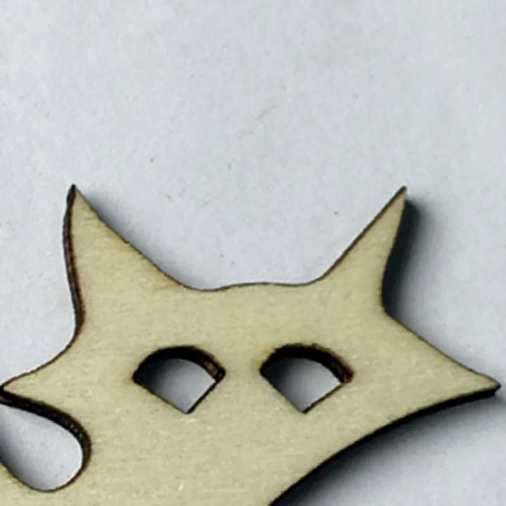 10 шт. Хэллоуин деревянные фишки трюк или лечения тарелки в форме букв доска кошка