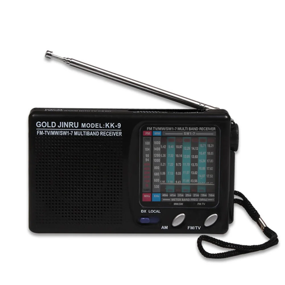 KK-9 Портативный прочный коротковолновый классический полный диапазон высокой