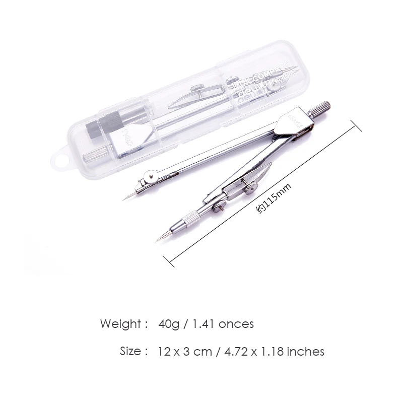 Deli циркуль из нержавеющей стали математические геометрические инструменты для