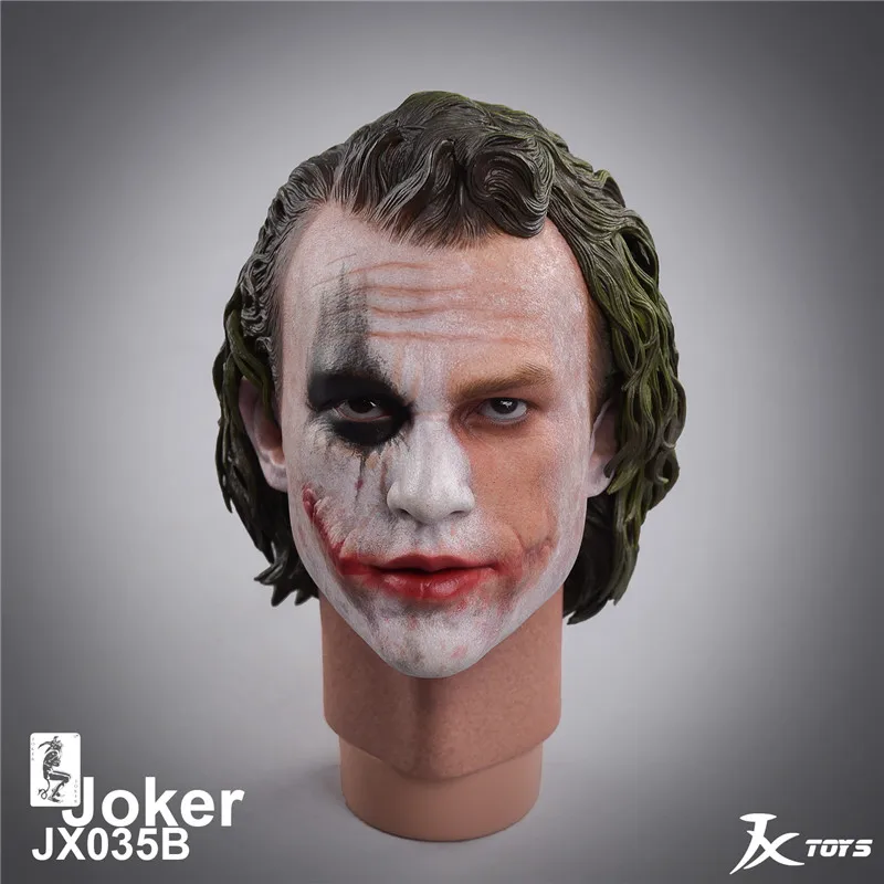 В наличии JXTOYS 035 1/4 весы мужской фигуры аксессуар Темный рыцарь Джокер голову