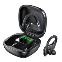 bluelans md03 tws bluetooth 5 0 wireless touchs earphones with digital display charge box