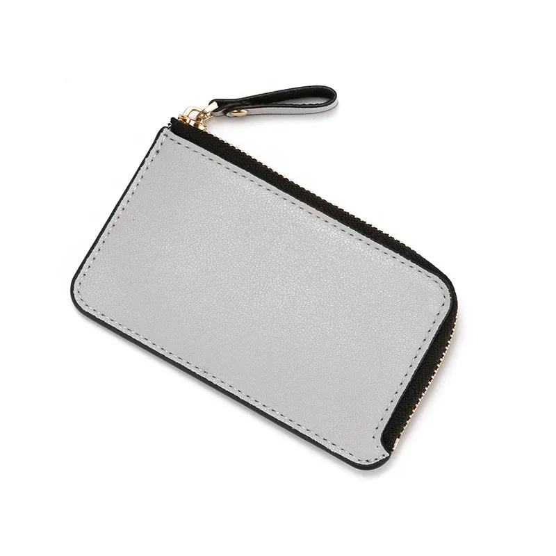 

Новый Кошелек для монет на молнии, женская простая короткая женская сумка-клатч, Женский кошелек, кошелек