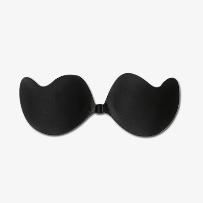 Sexy woman Push Up Self-Adhesive Silicone Bust Front Closure Strapless Invisible bra, 60PCS/lot 140usd