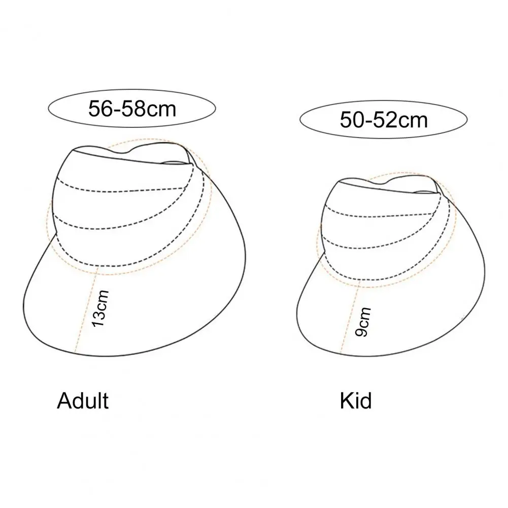 

Bucket Hat Wide Brim Design Anti-UV Foldable Children Summer Fisherman Children Summer Fisherman Hat Bucket Hat Sun Hat Kid